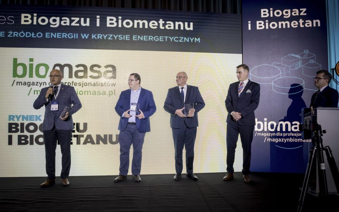 Nagroda i tytuł Polskiej Firmy Biogazowej 2022 roku dla PGB